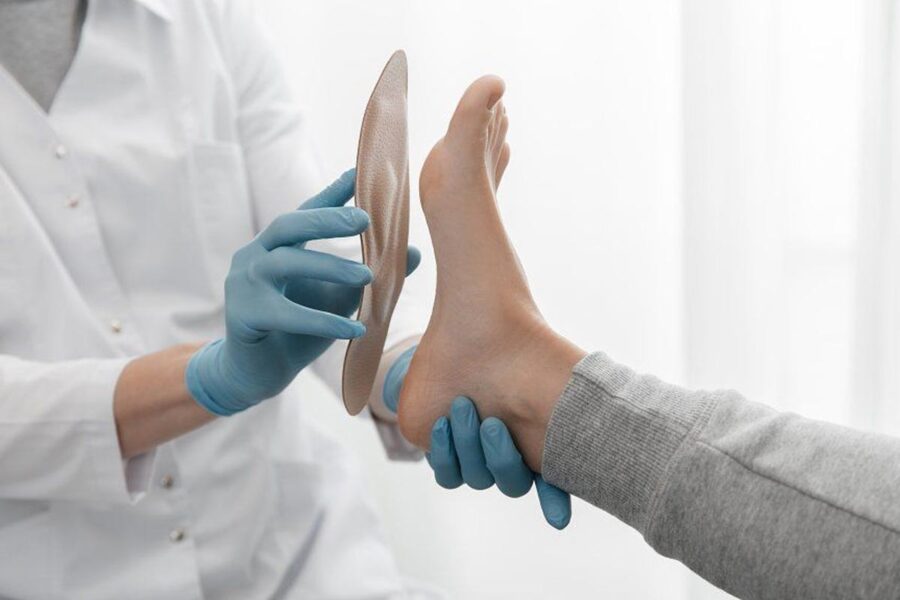 Pain relief orthopedic footwear by Archcare providing foot support and comfort