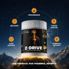 Z-Drive formula supporting performance recovery sleep stress and wellness